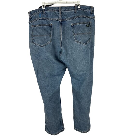 Key Men's 42X32 Classic Fit Blue Denim Jeans - Picture 3 of 6